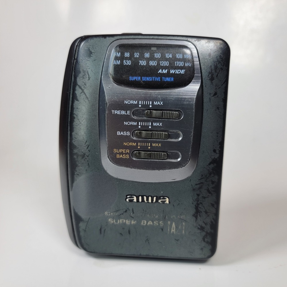 Aiwa Stereo Radio Cassette Player HS-TA217W Super Bass Parts‎ Only